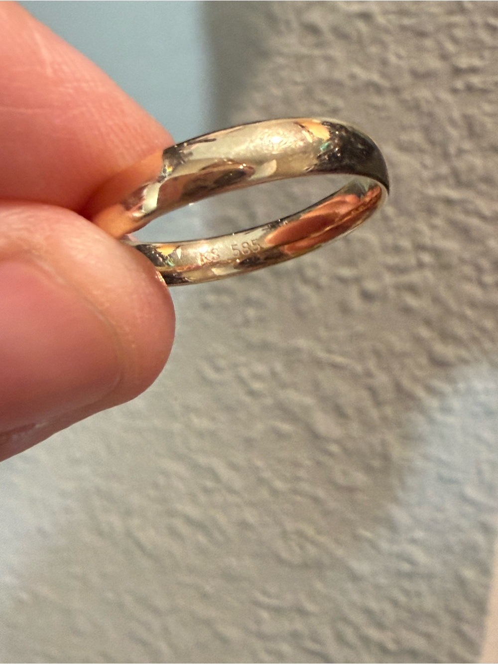 Kendra Scott Polished 14k Gold Devin Band Ring - size 8 - Picture 6 of 7